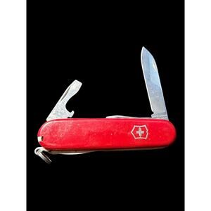 Victorinox Swiss HUNTER Model Army Knife Stainless Steel Red Cellidor Multi-Tool